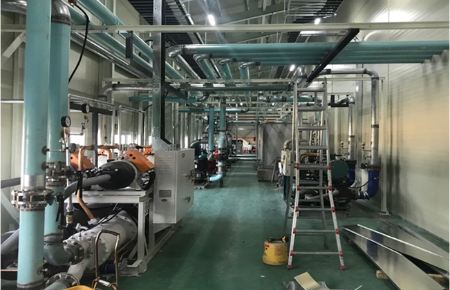 테크윈태양광설비유틸리티실 배관 공사