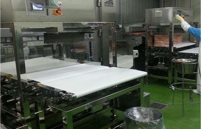 자동 원목 투입장치 설치